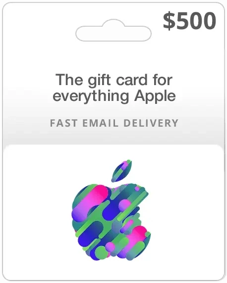 $500 USA  Apple/iTunes Gift Card (Email Delivery)