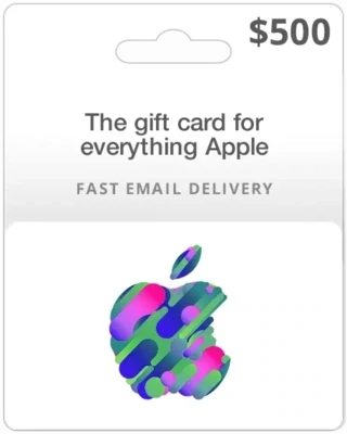 $500 USA  Apple/iTunes Gift Card (Email Delivery)