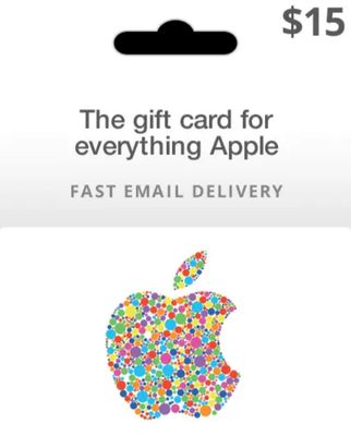 $15 USA  Apple/iTunes Gift Card (Email Delivery)