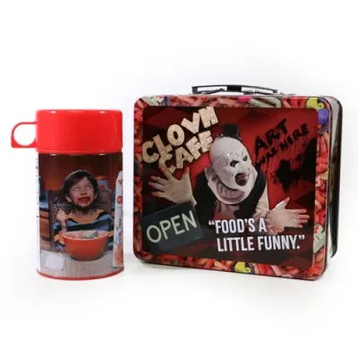 Terrifier 2 Tin Titans Lunch Box with Thermos - Previews Exclusive