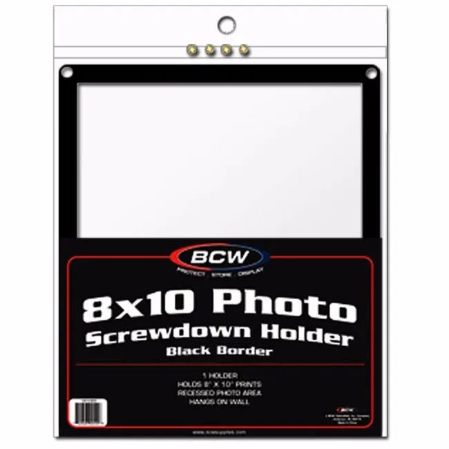 8x10 Screwdown Holder - Black Border