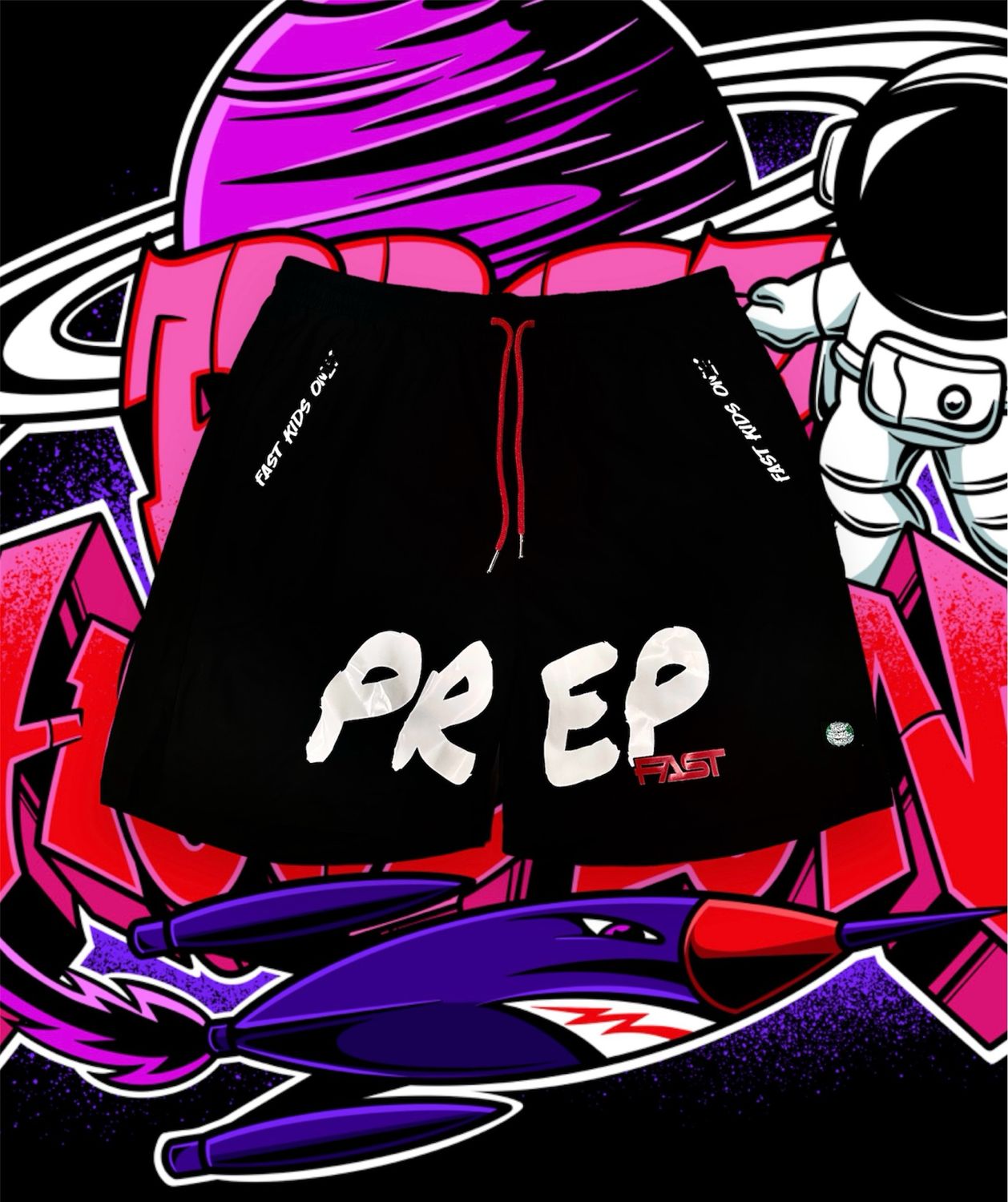 Fast Prep Windbreaker Shorts