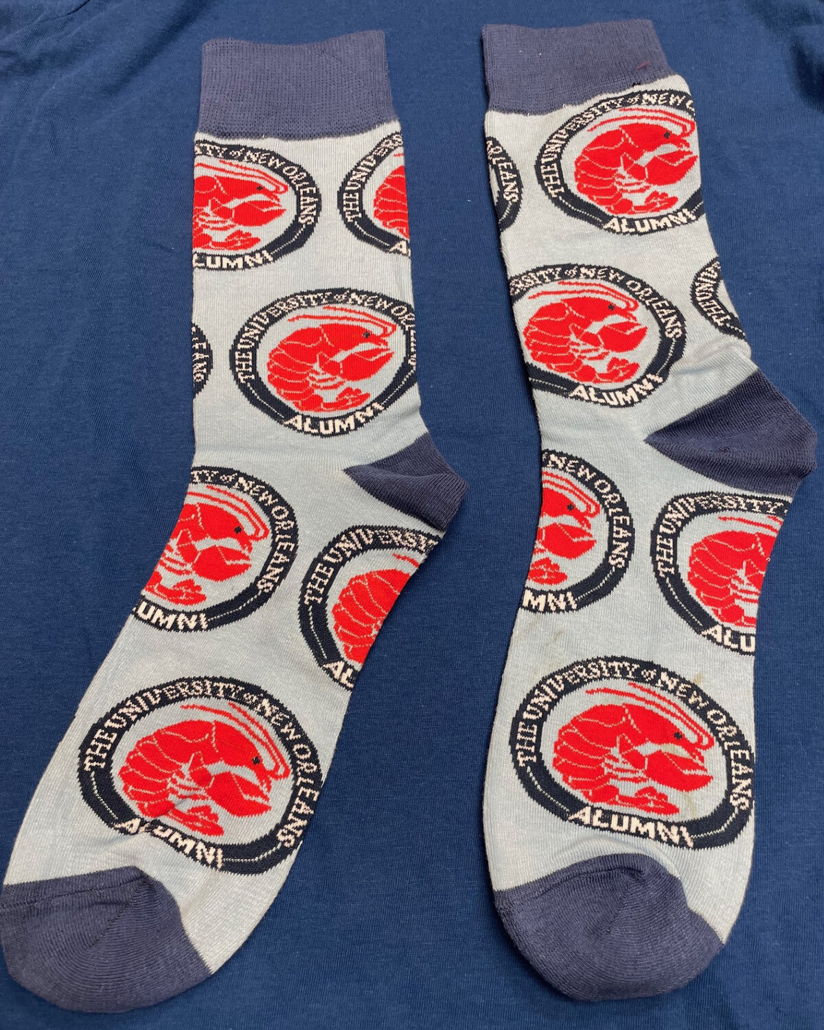 UNO Alumni Crawfish Socks
