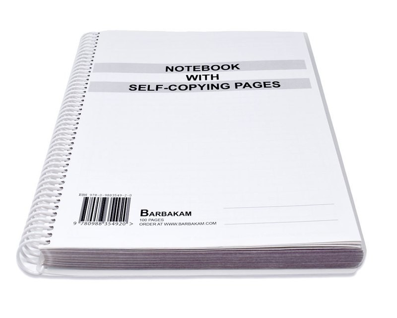 Universal Notebook 100 Page Spiral Bound  (Copy Page Perforated)