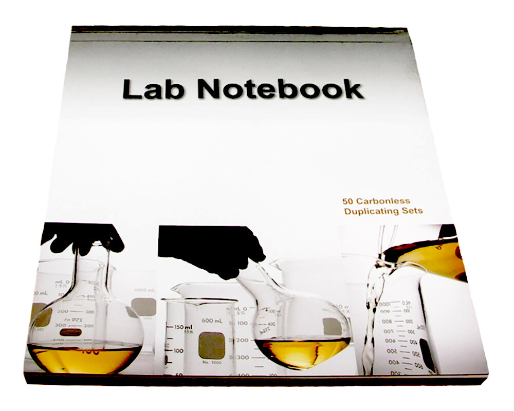 Lab Notebook 50 Pages Top Permanent Bound (Copy Page Perforated)