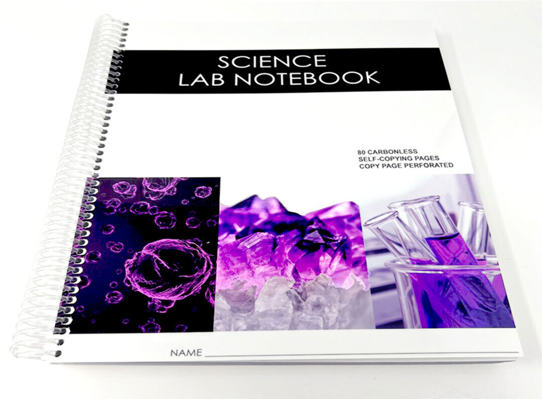 Science Lab Notebook 80 Pages Spiral Bound  (Copy Page Perforated)