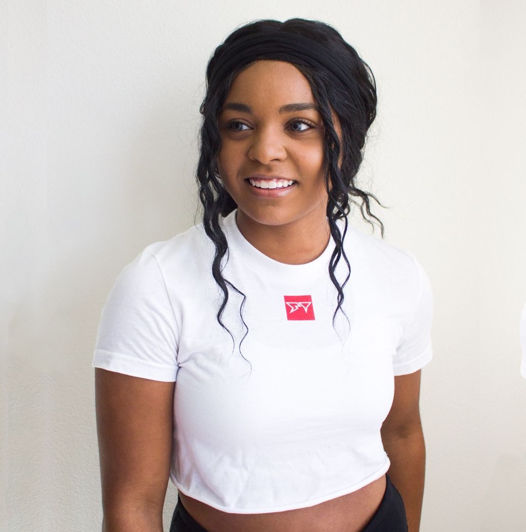 Red Pendant Women’s Crop Top