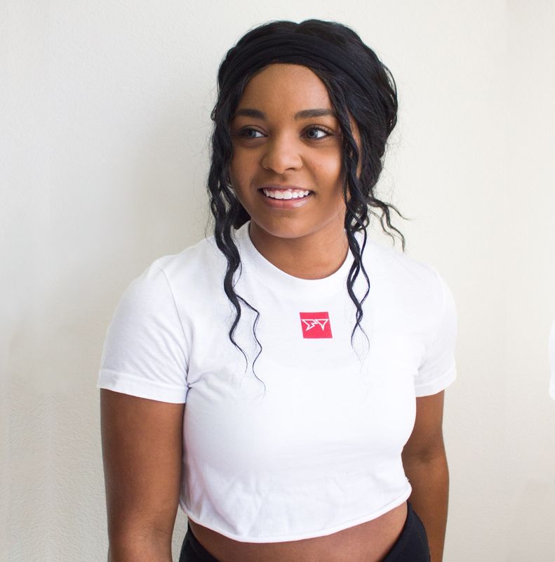 Red Pendant Women’s Crop Top