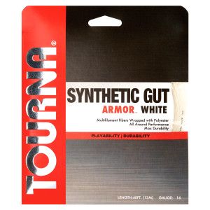 Tourna Synthetic Gut Armor White 17G