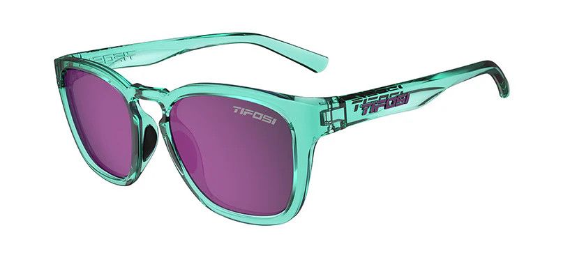Tifosi Smirk Aqua Shimmer Rose Mirror Glasses
