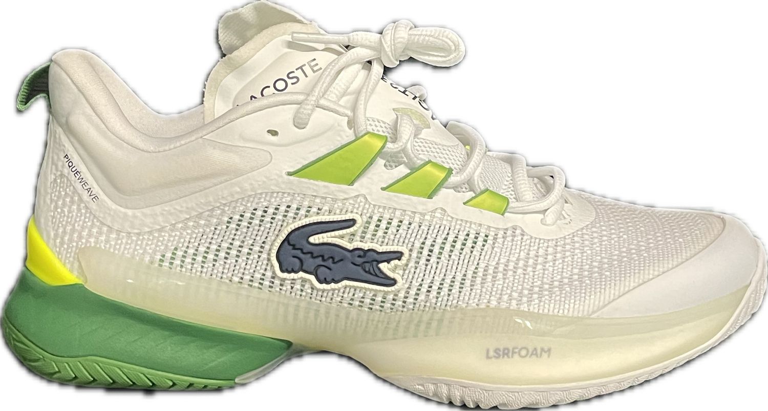Lacoste AG-LT23 Ultra WHT/GRN Size 9 Women