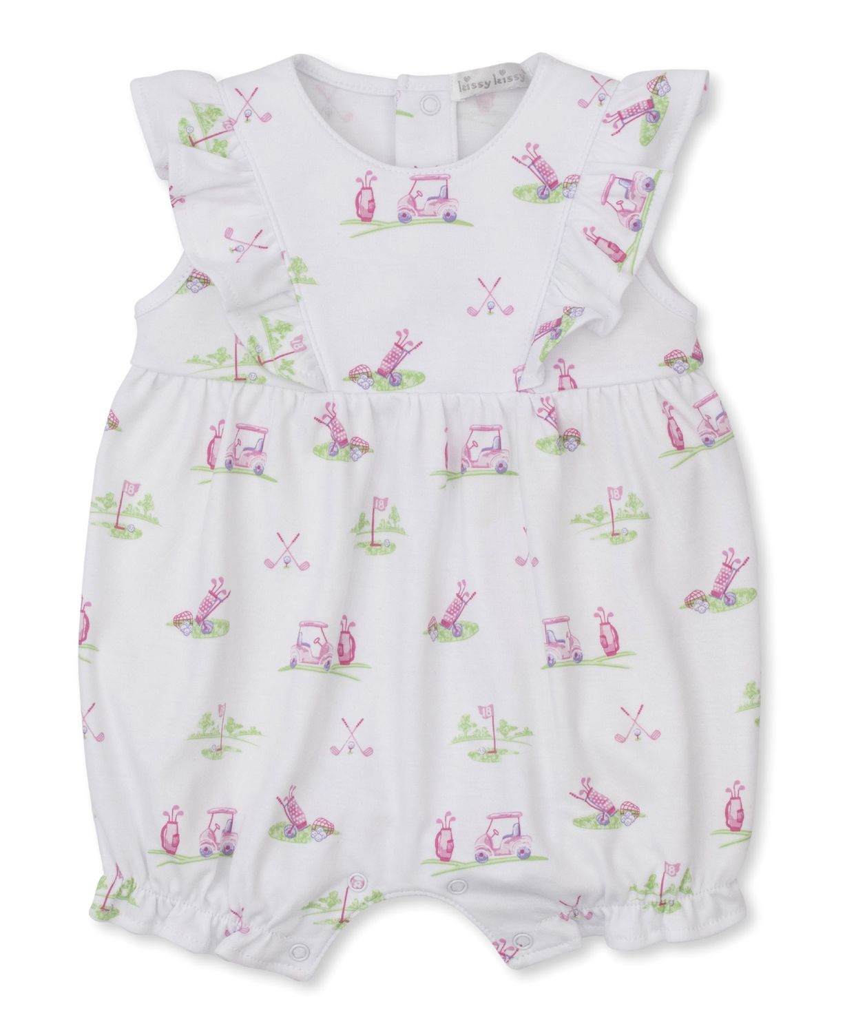 Short Playsuit, Colour: Golf Pink, Size: 0-3
