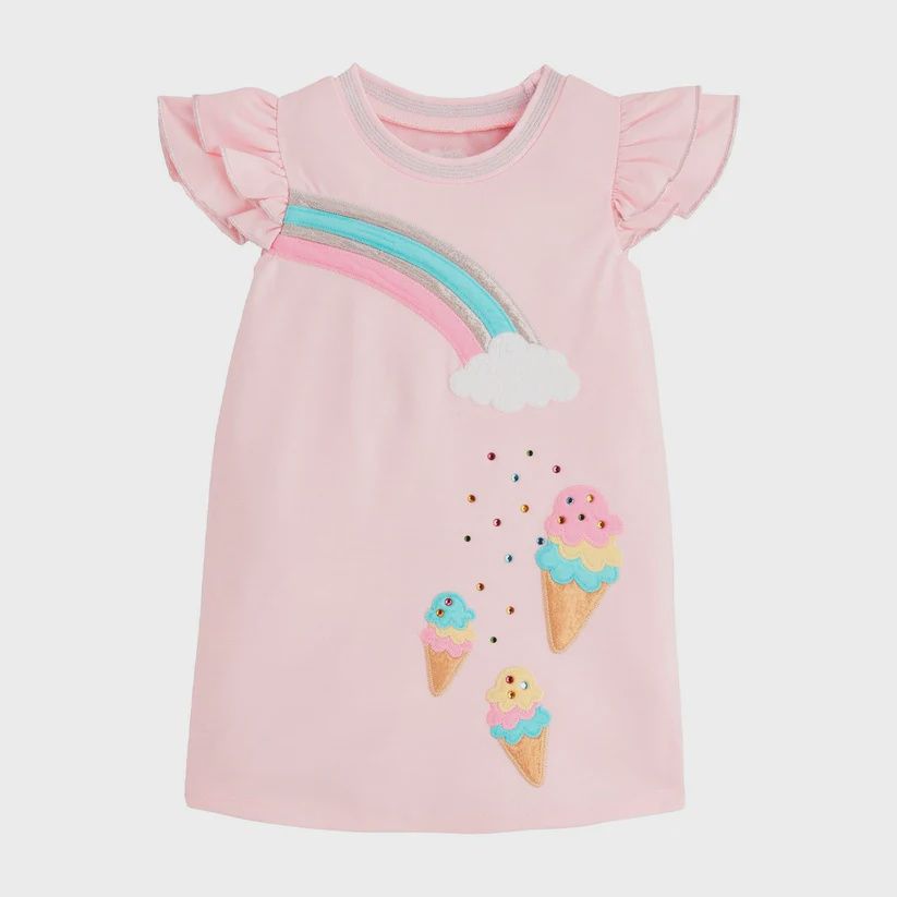 Sparkle Dress, Colour: IceCream, Size: 12-18