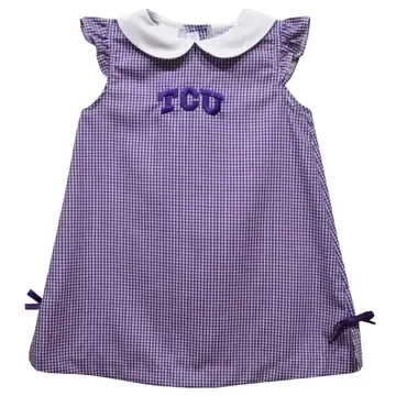 TCU Gingham Dress A-Line