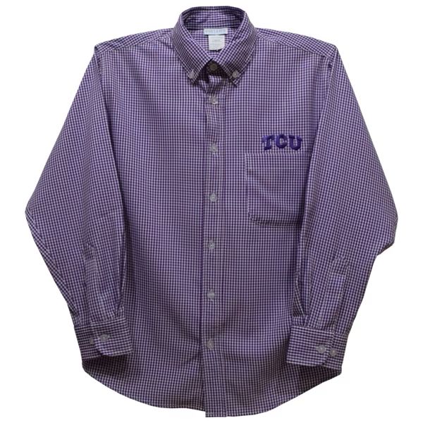 L/S Button Down, Colour: TCU, Size: 12M