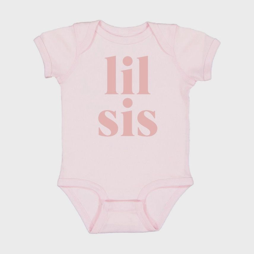 Sibling Bodysuit, Colour: Lil Sis, Size: 0-3