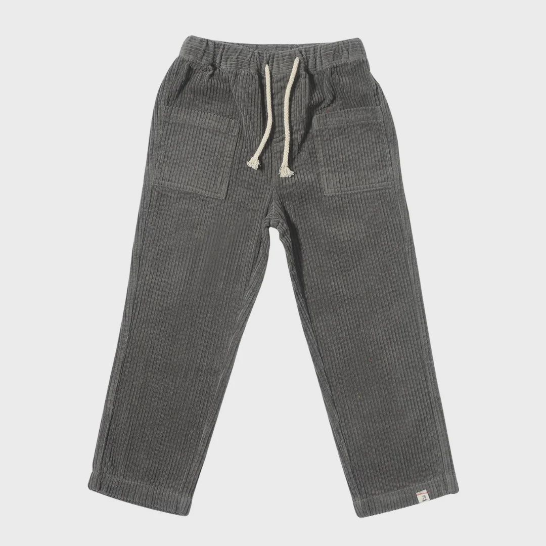 Chunky Cord Pant, Colour: Gray, Size: 0-3M
