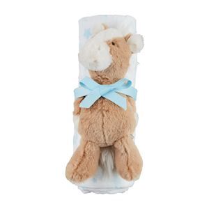 Swaddle &amp; Rattle Set, Colour: White Star