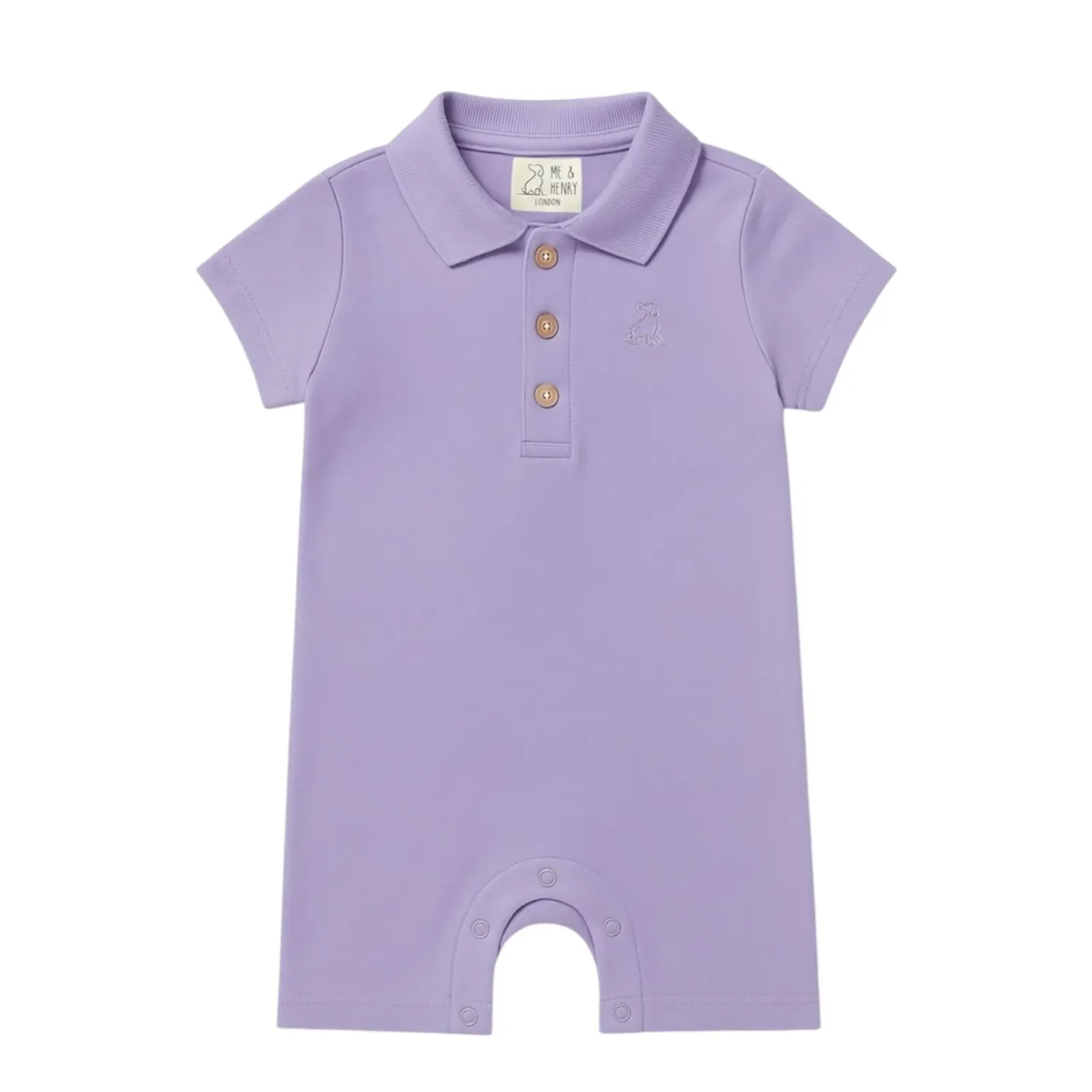 Drift Romper, Colour: Lilac Pique, Size: 0-3m