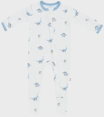 Printed Zip Footie / Jurassic