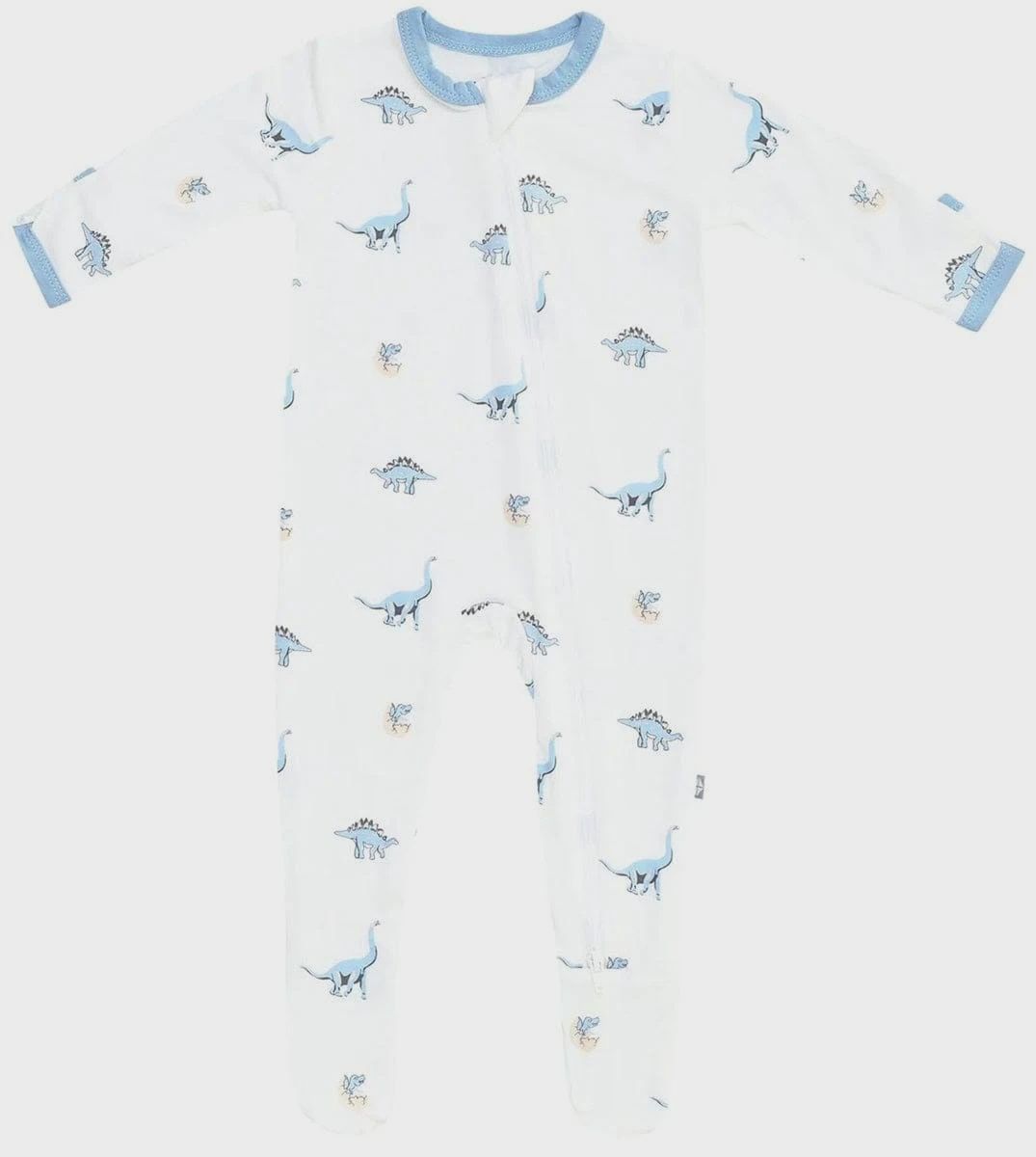 Printed Zip Footie / Jurassic, Size: NB