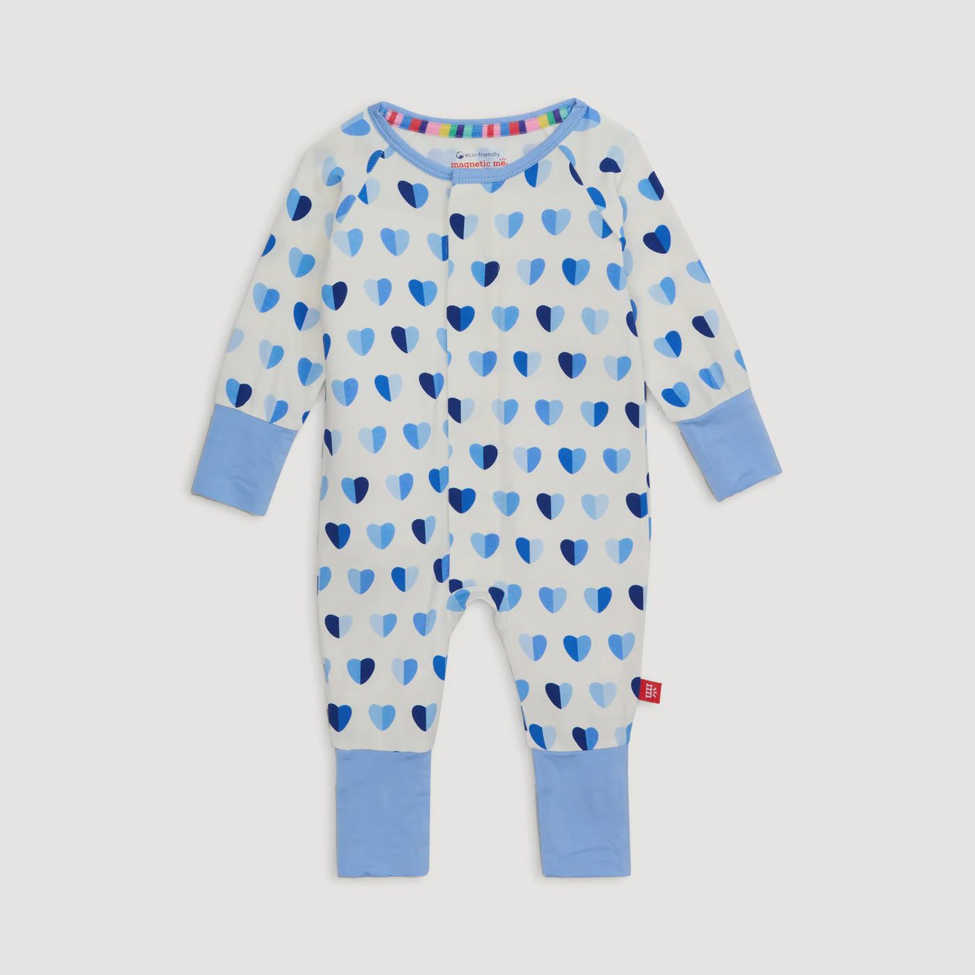 Magnetic Modal Convertible Coverall / Blue XOXO, Size: 0-3