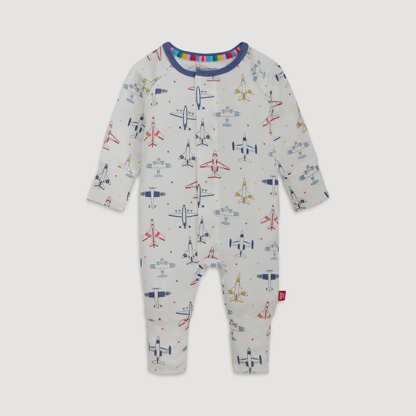 Magnetic Modal Convertible Coverall / Just Plane Fun, Size: NB
