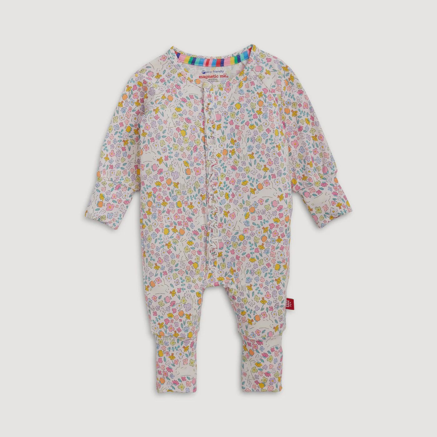 Magnetic Modal Convertible Coverall / Bunny Blossom, Size: 3-6