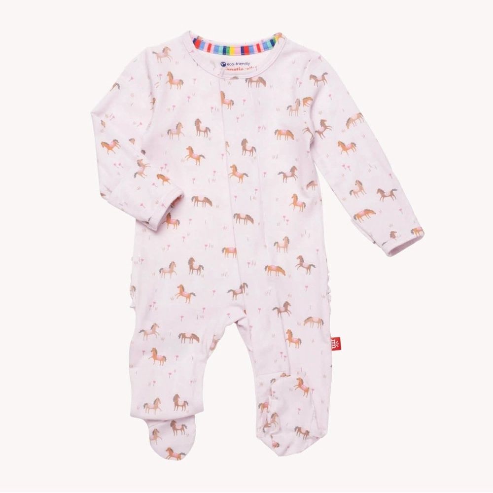 Magnetic Modal Footie / Purple Rein, Size: 18-24