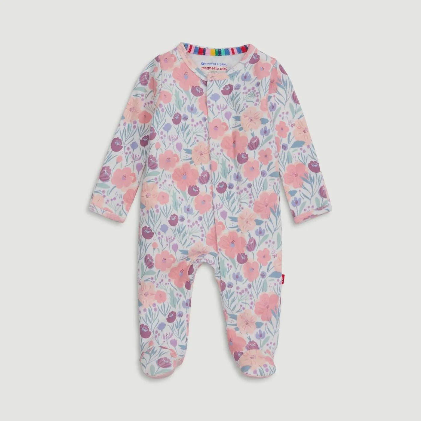 Magnetic Organic Cotton Footie / Whistle, Size: 9-12