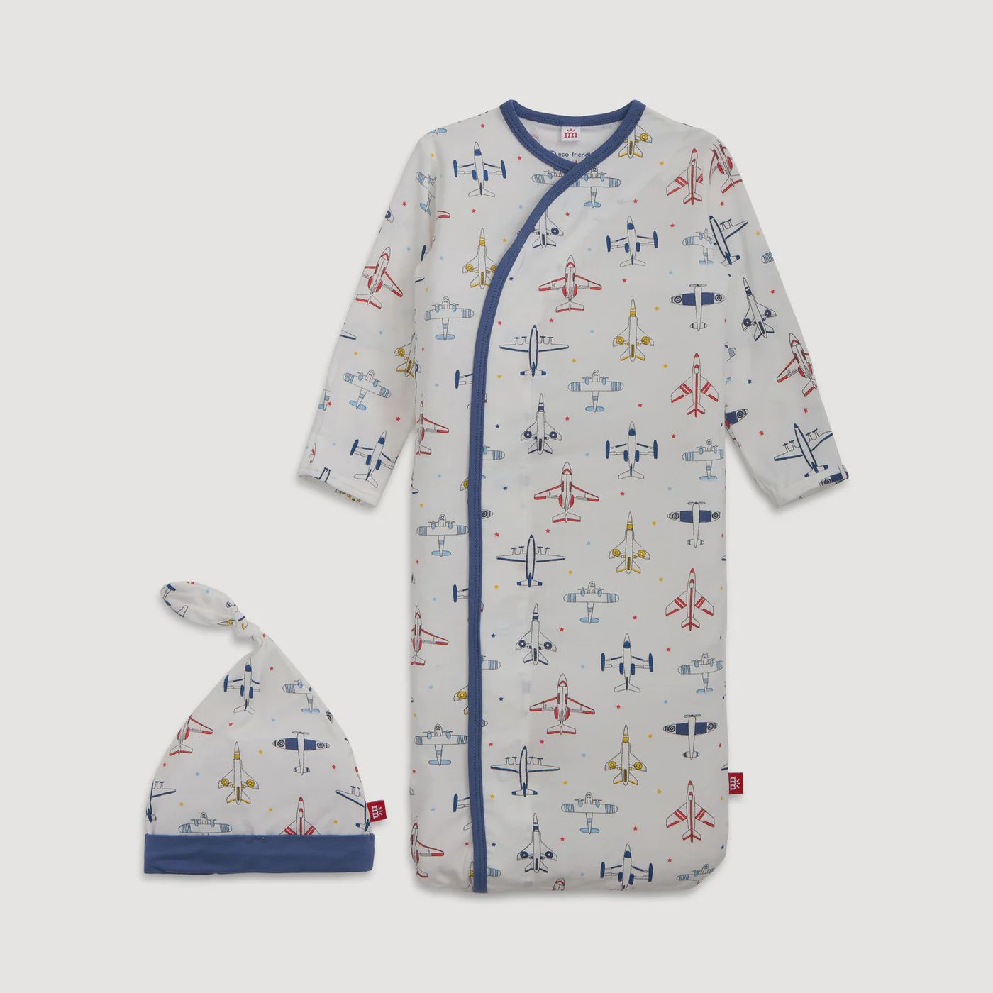 Magnetic Modal Gown+Hat / Just Plane Fun, Size: NB-3M
