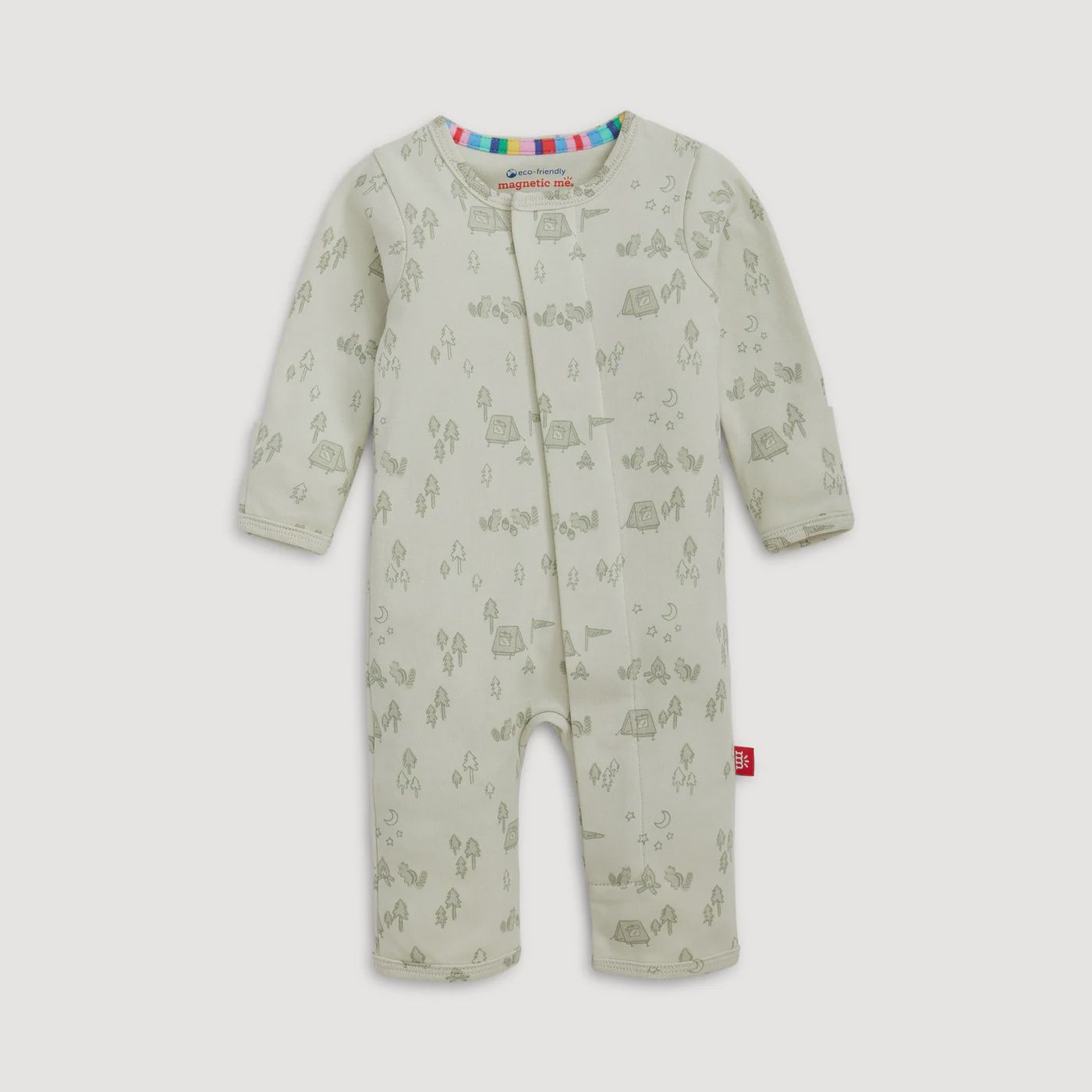 Magnetic Organic Cotton Coverall / Base Camp Buddies, Size: NB