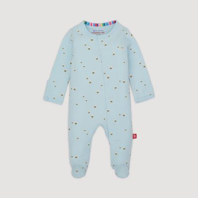 Magnetic Organic Cotton Footie / Bee
