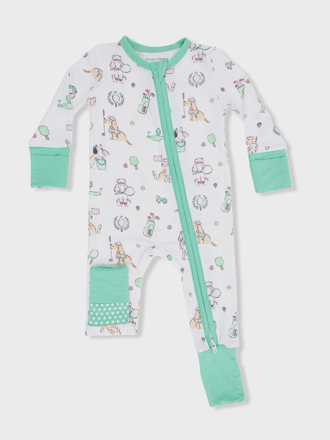 2 Way Zip Romper / CC Dogs Pink, Size: 0-3