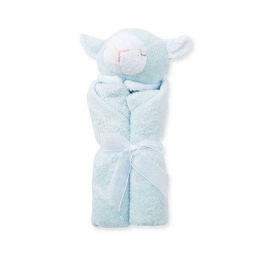 Animal Lovie / Lamb-Blue, Size: 13in x 13in