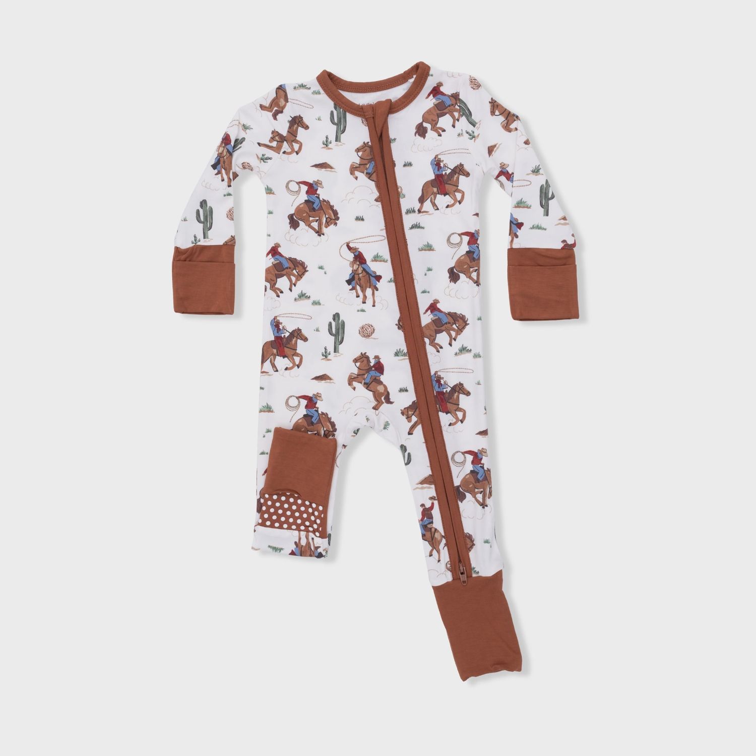 2 Way Zip Romper / Buckaroo, Size: 18-24