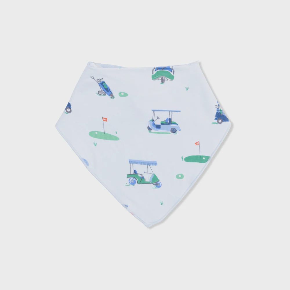 Bamboo Bandana Bib / Vintage Carts Blue, Size: O/S(Infant)