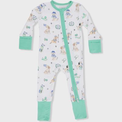 2 Way Zip Romper / CC Dogs Neutral