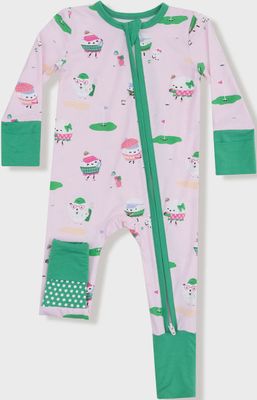 2 Way Zip Romper / Golf Pro Girl