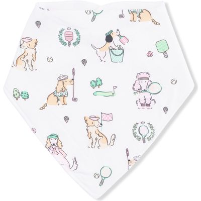 Bamboo Bandana Bib / CC Dogs Pink