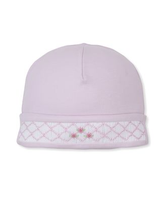 Hand Smocked Hat / Pink Roses