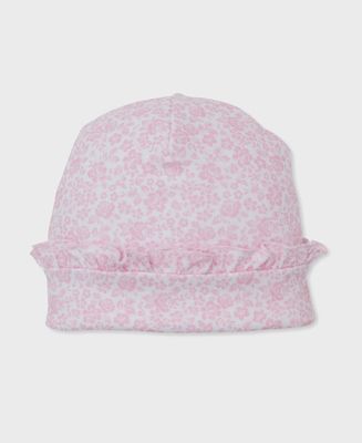 Print Hat / Light Pink Country Gardens