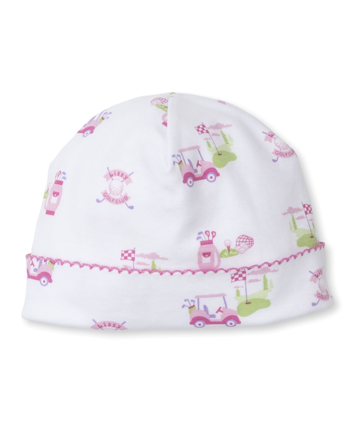 Print Hat / Pink Golf Club, Size: SM (0-6)