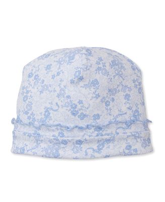 Print Hat / Blue Rose