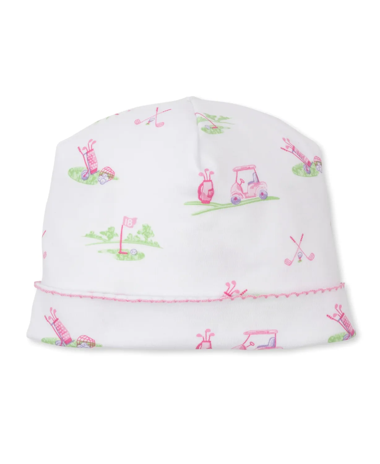 Print Hat / Fairway Pink, Size: NB