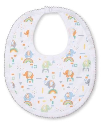 Print Bib / Rainbow Elephant