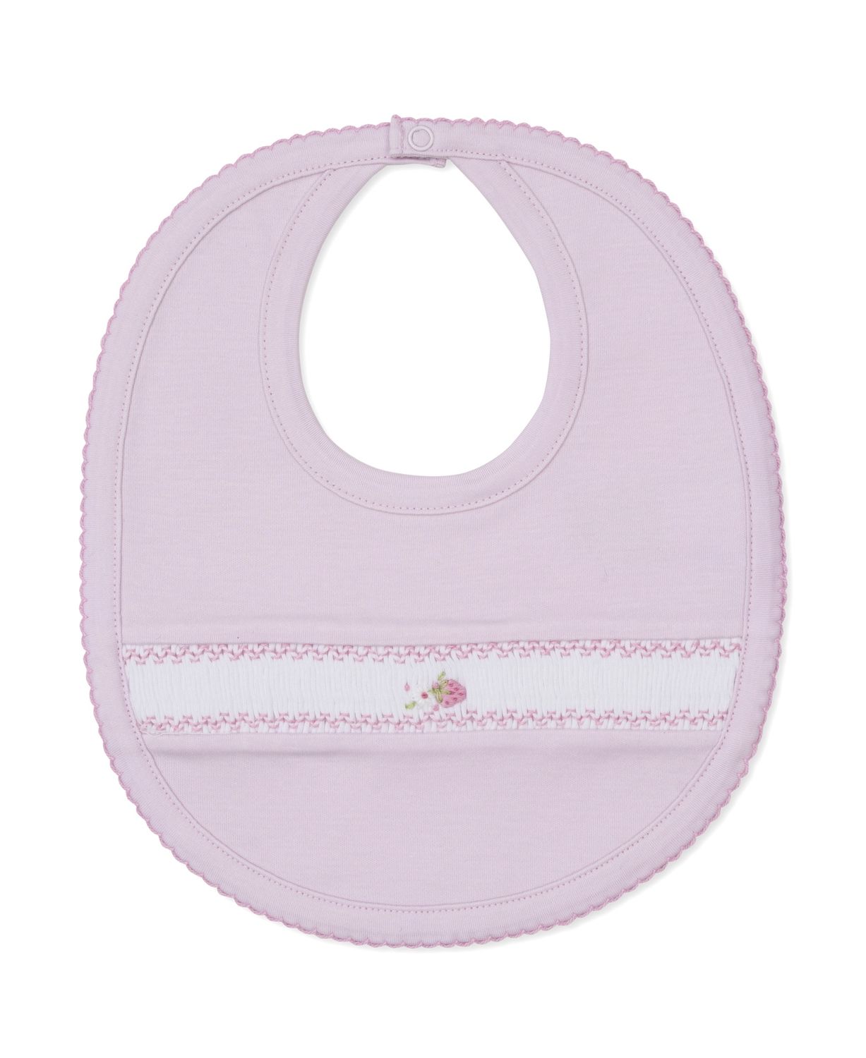 Hand Smocked Bib / Strawberry Medley