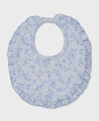 Ruffle Bib / Blue Rose
