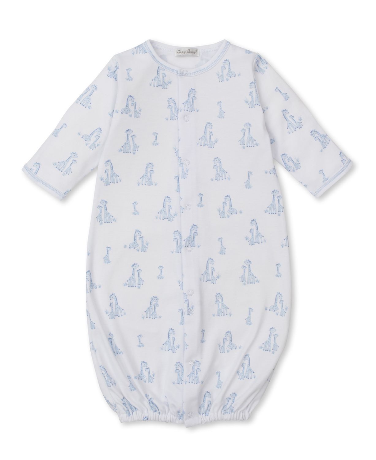 Convertible Gown / Blue Giraffe, Size: NB