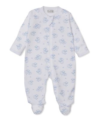Zip Footie / Sweet Sheep Blue